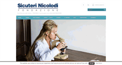 Desktop Screenshot of fondazionesicuterinicolodi.it